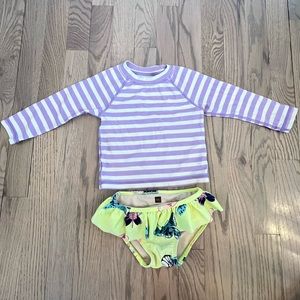 Tea Collection Rash Guard Swim Set